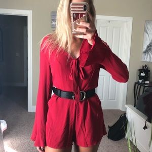 NWOT red romper